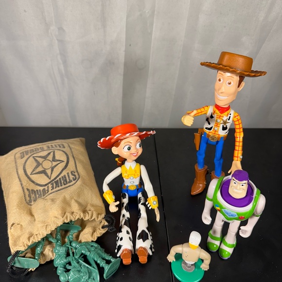 Toys | Toy Story Action Figures Set Woody Jessie Buzz Lightyear | Poshmark